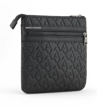 A|X Armani Exchange Logo Integral shoulder bag black