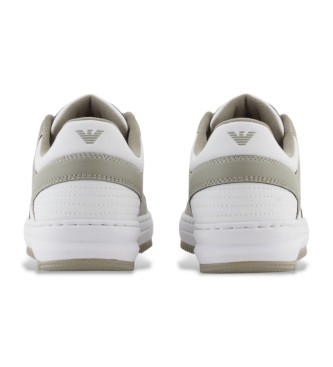 EA7 Sneakers Slasher bianche e verdi