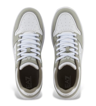 EA7 Sneakers Slasher bianche e verdi