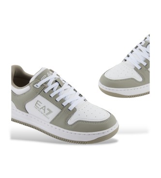 EA7 Sneakers Slasher bianche e verdi