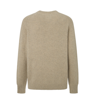 Pepe Jeans Jersey punto fit regular beige