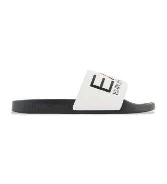 EA7 Flip-flops Maxilogo hvid, sort