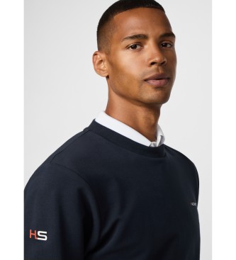 Hackett London Felpa blu navy essenziale