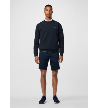 Hackett London Felpa blu navy essenziale