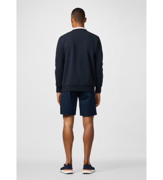 Hackett London Felpa blu navy essenziale