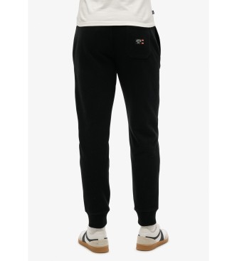 Superdry Spodnie Jogger Essential czarne