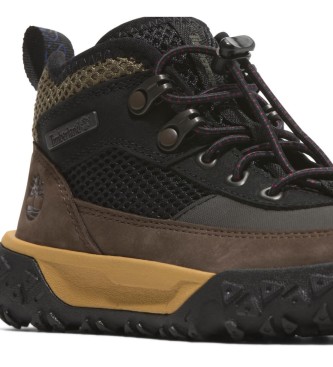Timberland Skórzane buty do wspinaczki Greenstride Motion 6 Mid brązowe