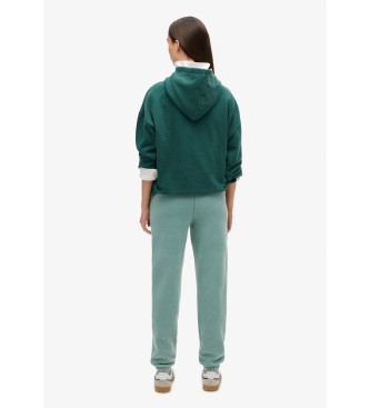 Superdry Pantal�n Jogger de bajos el�sticos con logotipo Essential azul