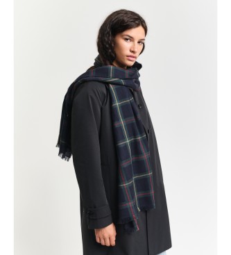 Gant Kasteliran volneni šal mornariške barve