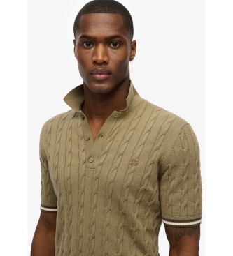 Superdry Polo Texture verde