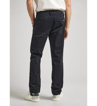 Pepe Jeans Pantalon chino slim en serg� noir