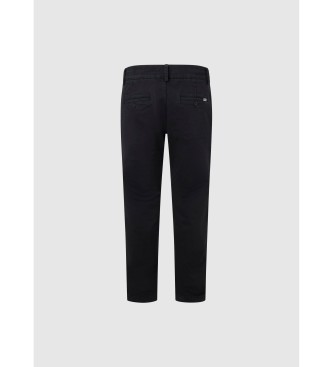 Pepe Jeans Pantalon chino slim en serg� noir