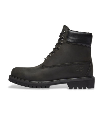 Timberland Premium 6 Inch Lace Up Lederstiefel Schwarz