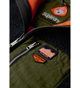 Superdry Kamizelka polarowa Vintage Retro czarna