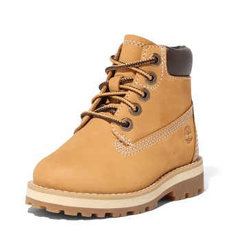 Timberland Bottes � lacets en cuir Courma jaune