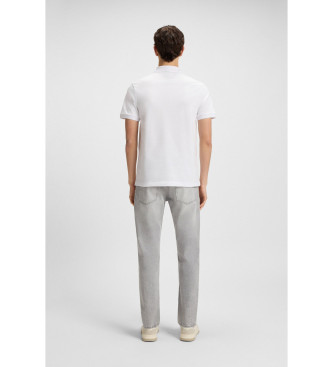 BOSS Polo Reiziger wit