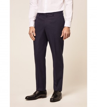 Hackett London Costume Laine anti-froissage marine
