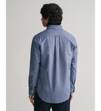 Gant Niebieska koszula oxford o regularnym kroju