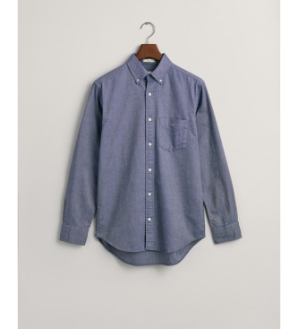 Gant Niebieska koszula oxford o regularnym kroju