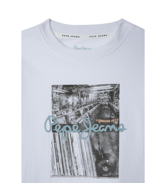 Pepe Jeans Camiseta Wilbert blanco