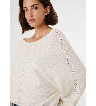 Pepe Jeans Pulover Candela bela