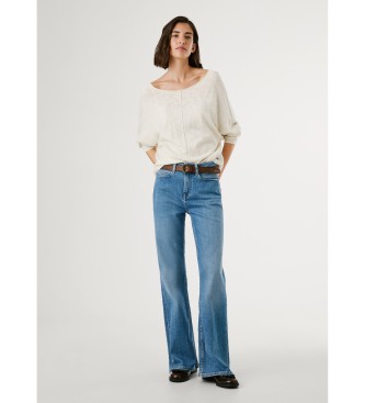 Pepe Jeans Pulover Candela bela