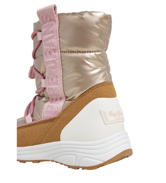 Pepe Jeans Botins bege Jarvis Warm