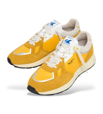 Pepe Jeans Sneakers Marlon Divided in pelle gialla