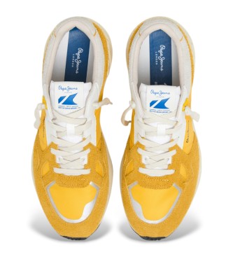 Pepe Jeans Sneakers Marlon Divided in pelle gialla