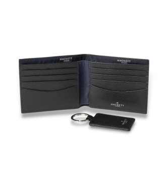 Hackett London Portefeuille et porte-cl�s noir