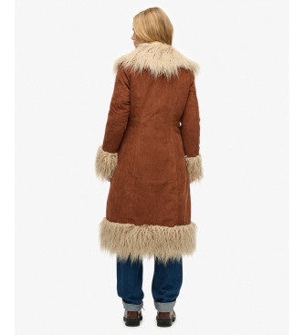 Superdry Afghan brown coat
