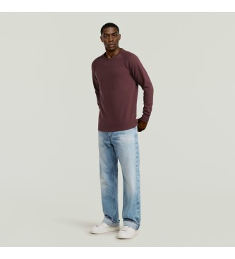 G-Star Granatfarbener Jirgi-Pullover