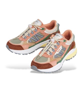 Pepe Jeans Darren Trek L�der Sneakers flerfarvet