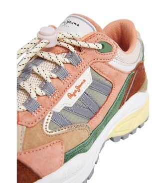 Pepe Jeans Darren Trek L�der Sneakers flerfarvet