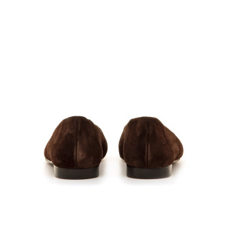 MTNG Camile chaussures en cuir marron