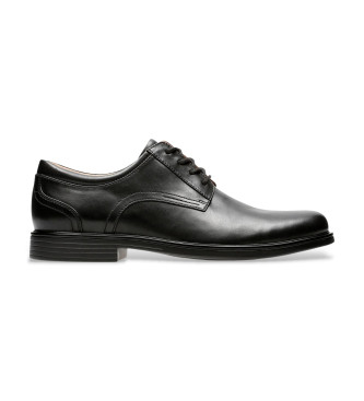 Clarks Leather Shoes Un Aldric Lace black