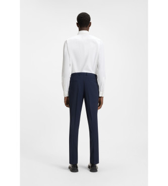 HUGO Wei�es Popeline-Hemd in moderner Passform