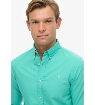 Superdry Camisa Classic Oxford turquesa