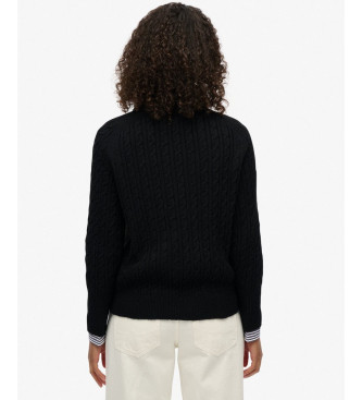 Superdry C�ble bross� cavalier noir