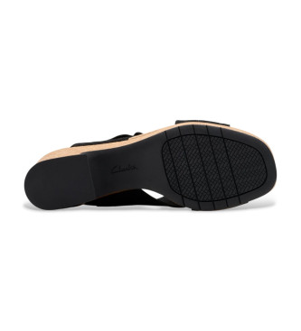 Clarks Sandales en cuir Nerisa West noir