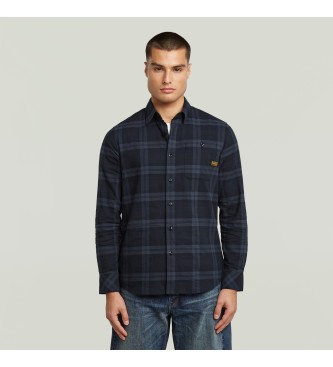 G-Star Skjorte Bristum 2.0 Slim navy