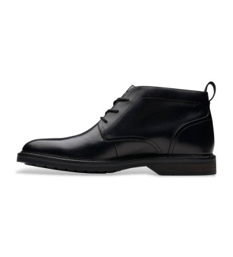 Clarks Stivali Aldwin Chukka in pelle nera