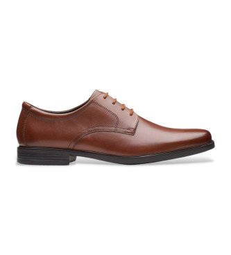 Clarks Howard Walk bruin leren schoenen