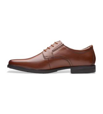Clarks Howard Walk bruin leren schoenen