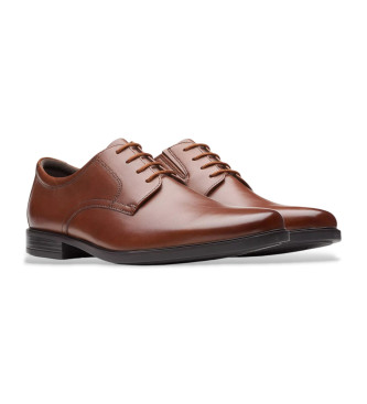 Clarks Howard Walk bruin leren schoenen