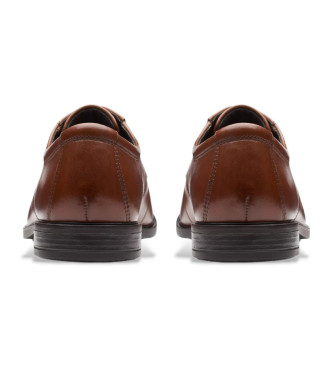 Clarks Howard Walk bruin leren schoenen
