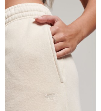 Superdry Straight joggers with off-white washed effect