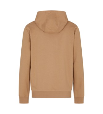 EA7 Felpa marrone Logo Series