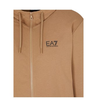 EA7 Felpa marrone Logo Series