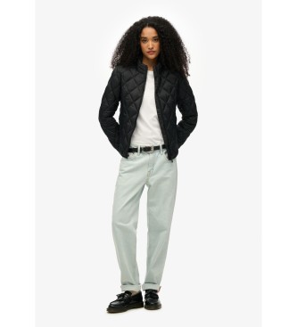 Superdry Diamond Quilt Fuji Lite Jas zwart